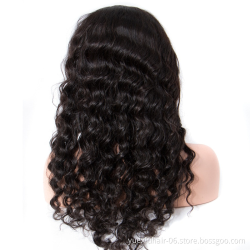 Best Wholesale Cuticle Aligned Hair Loose Deep  Brazilian Virgin Hair Wigs 13X4 150% Density Pre-plucked Swiss lace